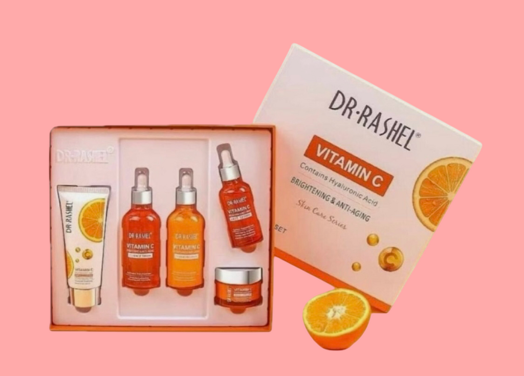 Dr. Rashel Vitamin C & Hyaluronic 5 Pieces Facial Box Kit