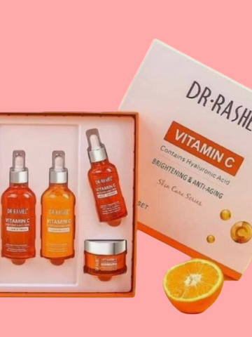 Dr. Rashel Vitamin C & Hyaluronic 5 Pieces Facial Box Kit
