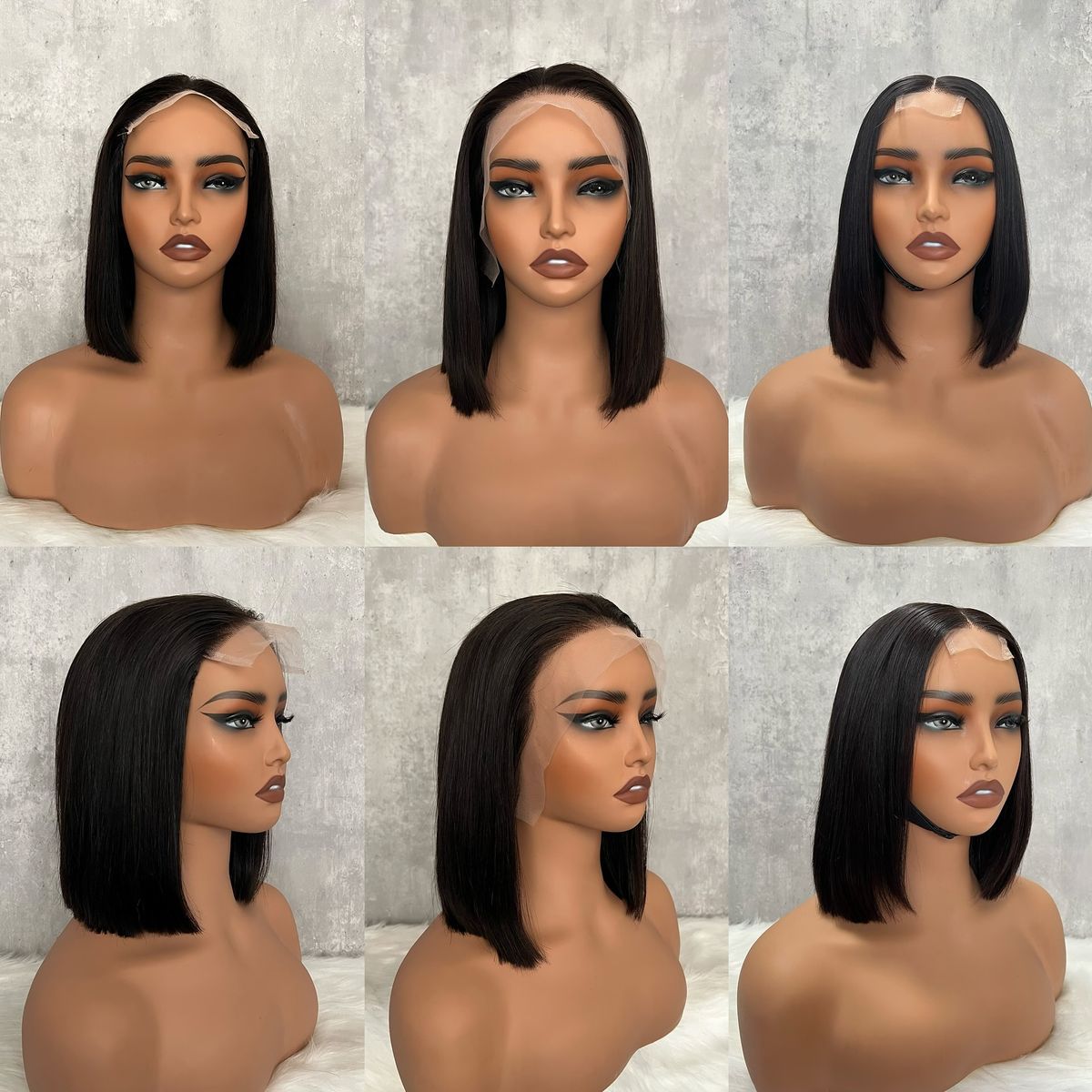 Premium Double Drawn Lace Front wigs